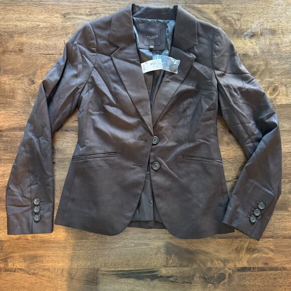 Brand New The Limited Women’s Chocolate Two Piece Blazer & Pants Set - Picture 2 of 12